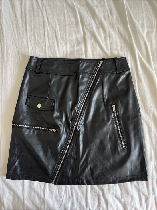 PrettyLittleThing Dresses & Skirts - Pretty Little Thing Black Biker Mini Skirt